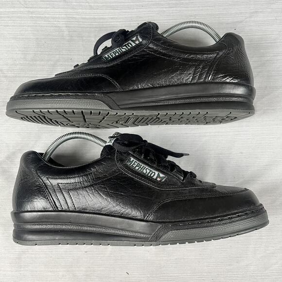 Mephisto Match Run Off Men’s Size 10.5 Black Leather Comfort Oxford Shoes - Picture 1 of 7